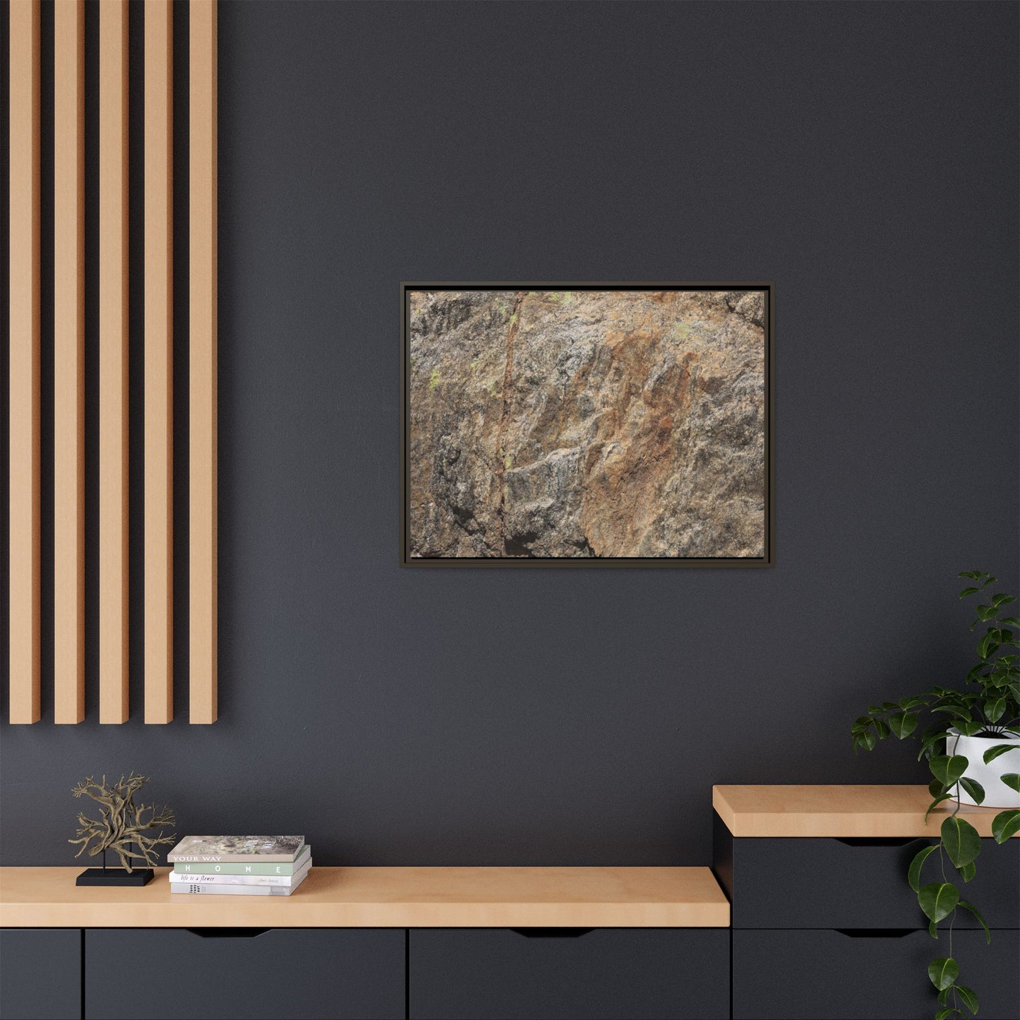 Weathered Rock Formation - Unique Stretched Canvas Wall Art - Art By Earth