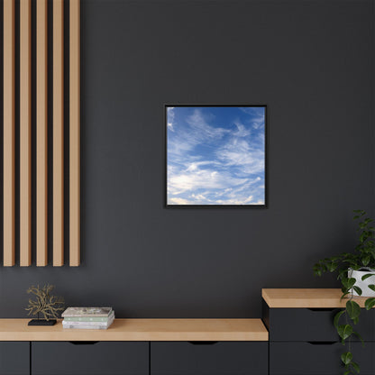 Ethereal Blue Tapestry - Unique Stretched Canvas Wall Art - Art By Earth