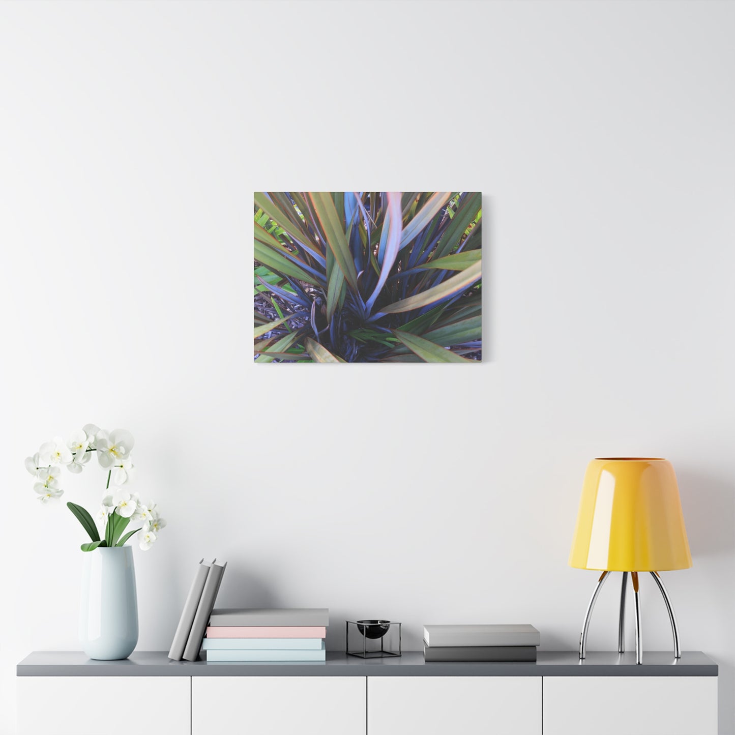 Twisted Blades of Verdant Symphony - Unique Frameless Canvas Wall Art - Art By Earth