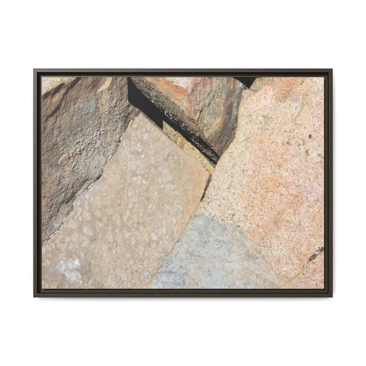 Rock Fragment - Unique Stretched Canvas Wall Art - Art By Earth