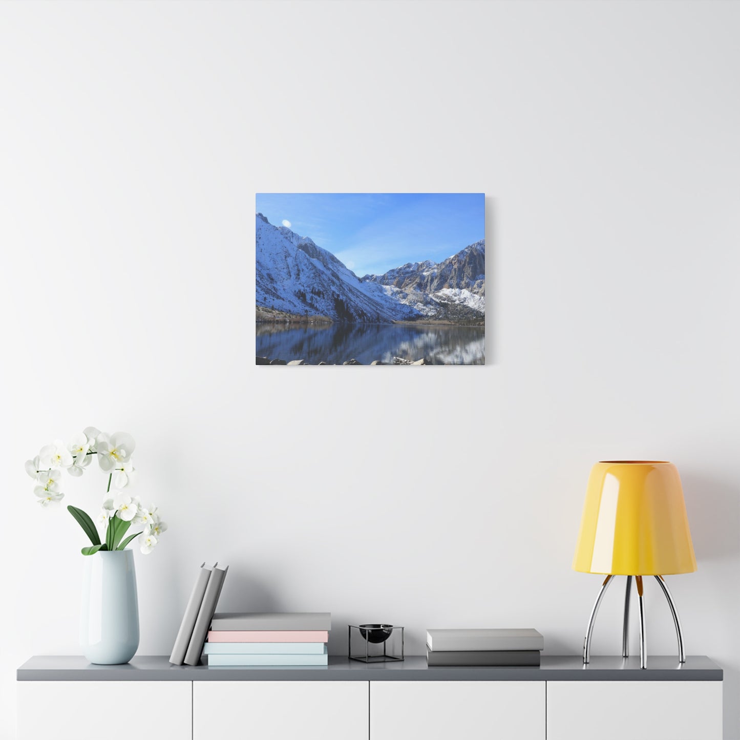 Reflections of Silence - Unique Frameless Canvas Wall Art