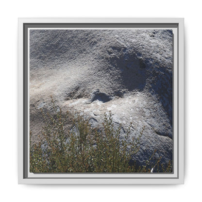 Weathered Boulder with Character - Unique Stretched Canvas Wall Art