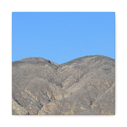 Dusty Peaks of Silence - Unique Frameless Canvas Wall Art - Art By Earth