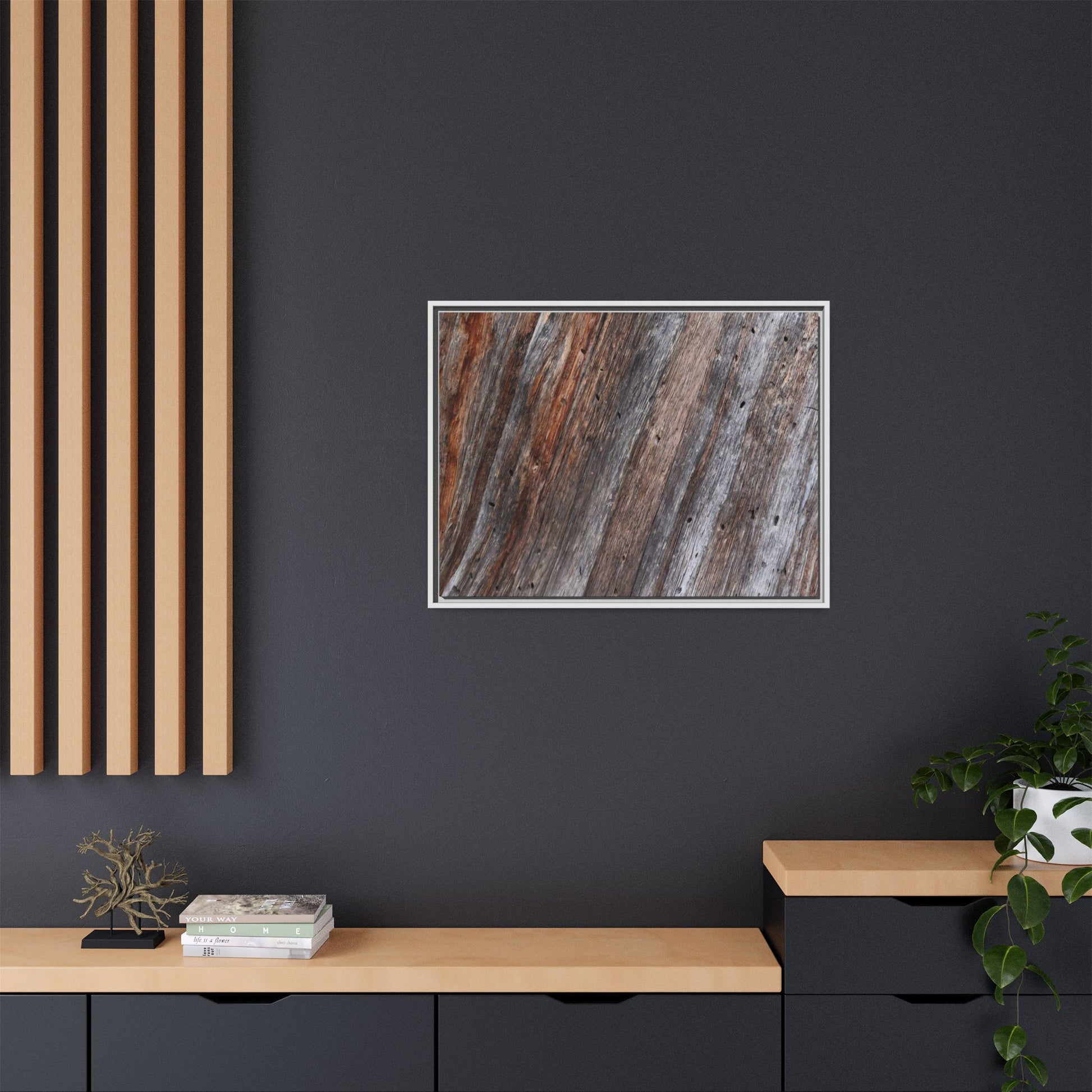Rustic Floor - Unique Stretched Canvas Wall Art - Art By Earth