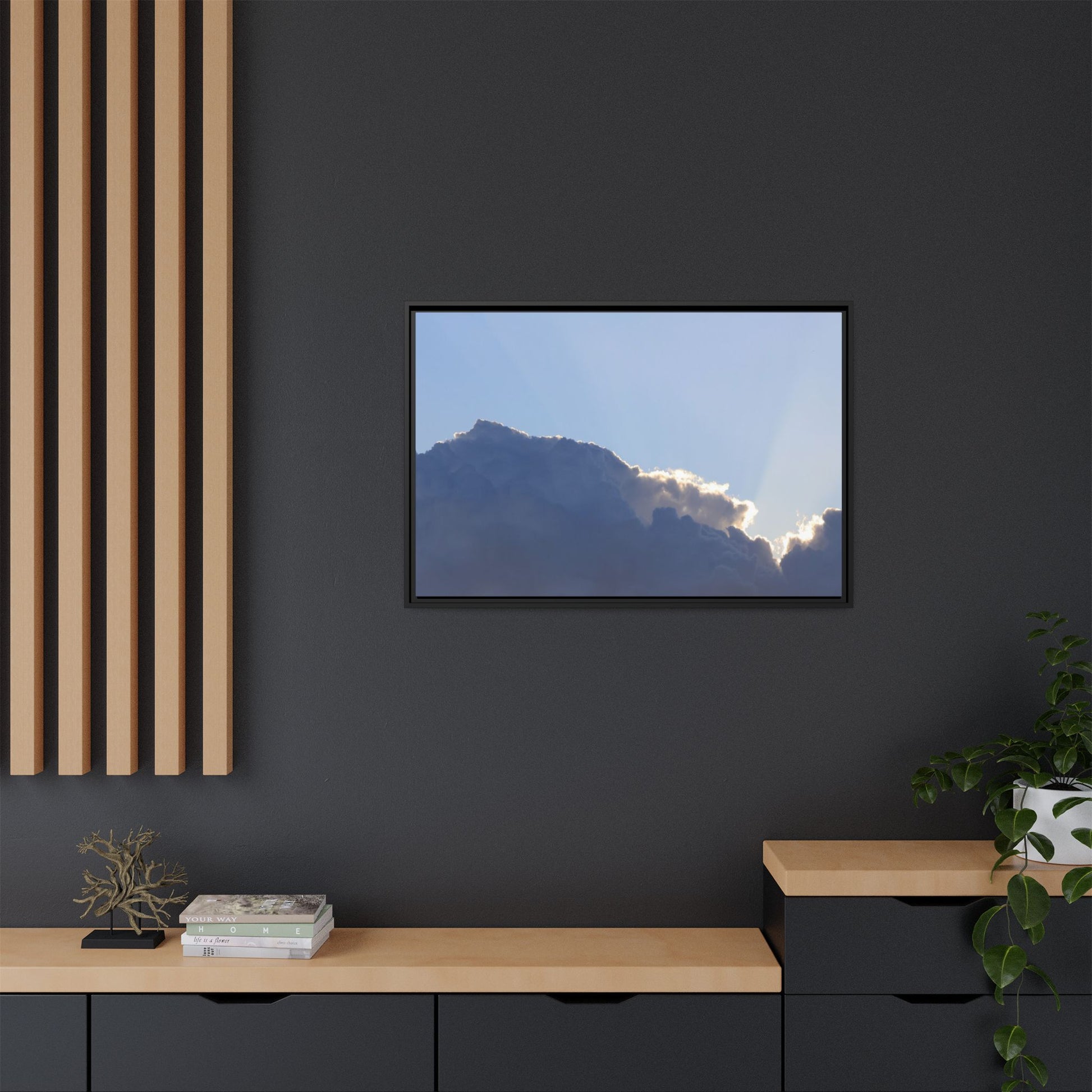 Cloud Divide - Unique Stretched Canvas Wall Art - Art By Earth