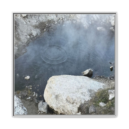 Ripples of Silence - Unique Stretched Canvas Wall Art