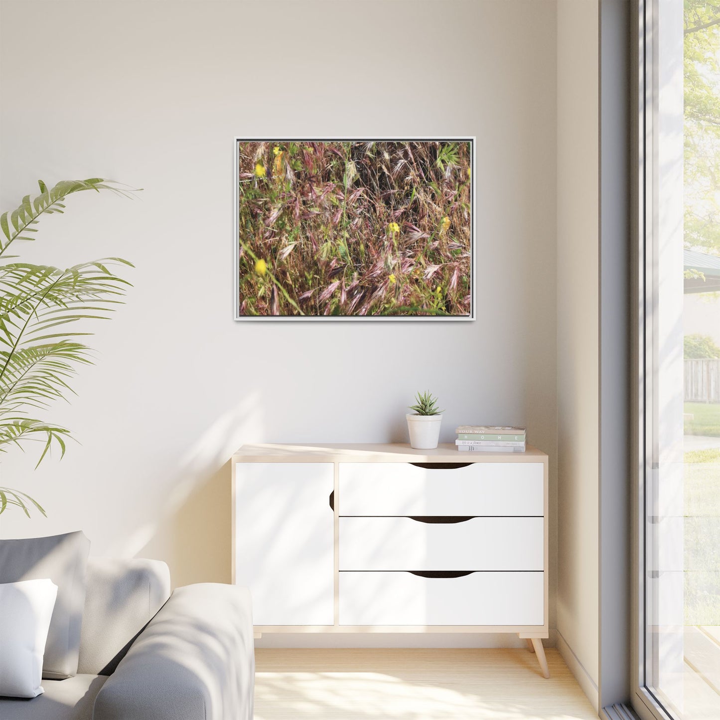Autumn Meadow - Unique Stretched Canvas Wall Art - Art By Earth