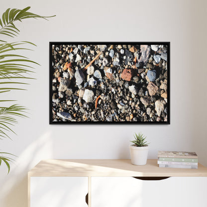 Stones and Soil - Unique Stretched Canvas Wall Art