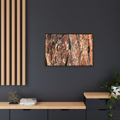 Nature's Rugged Canvas - Unique Stretched Canvas Wall Art