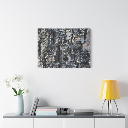 Textured Whispers of the Ancient Tree - Unique Frameless Canvas Wall Art - Art By Earth