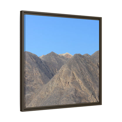 Echoes of Barren Peaks - Unique Stretched Canvas Wall Art - Art By Earth