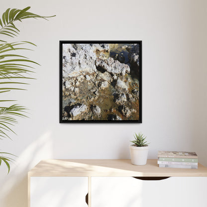 Strata of Silence - Unique Stretched Canvas Wall Art
