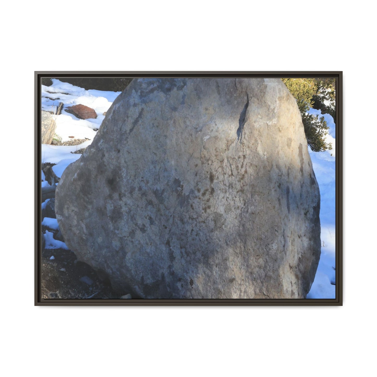 Glacial Solitude - Unique Stretched Canvas Wall Art
