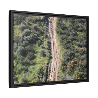 Desert Path Through Sage - Unique Stretched Canvas Wall Art - Art By Earth