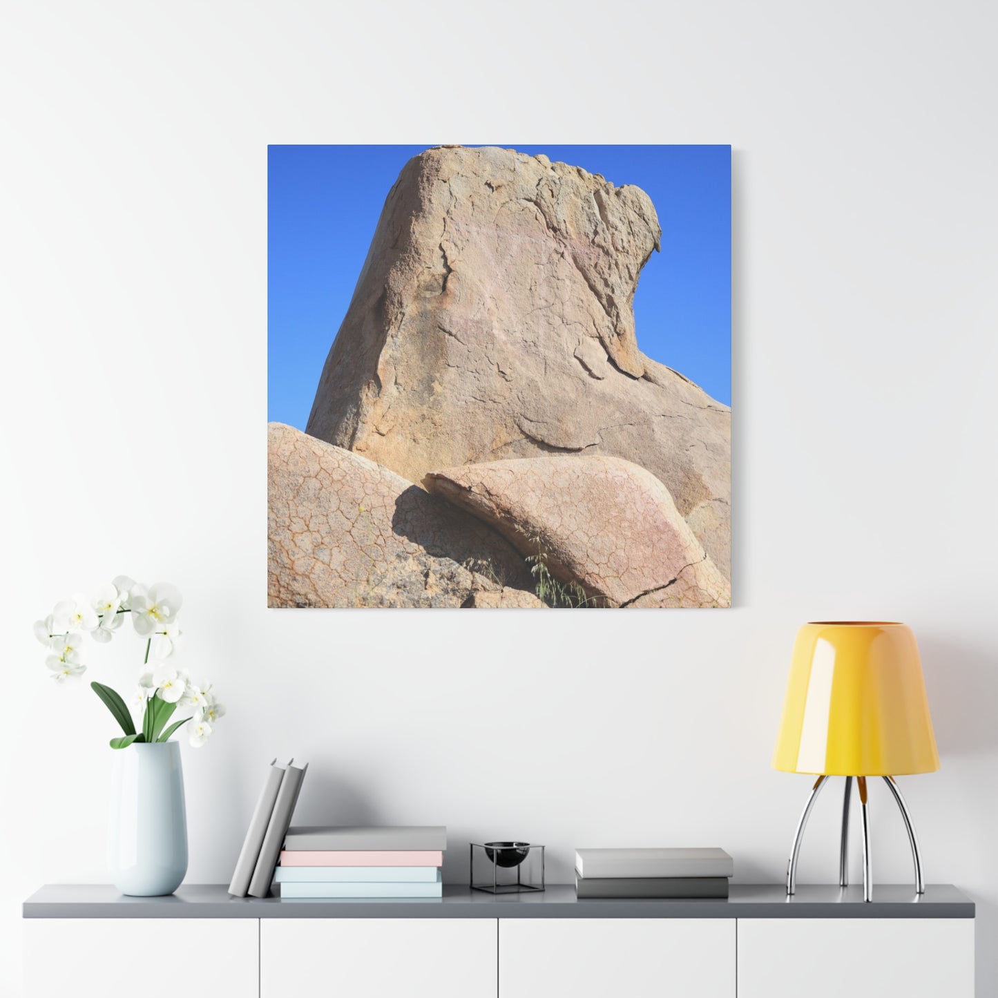 Boulder's Embrace - Unique Frameless Canvas Wall Art - Art By Earth