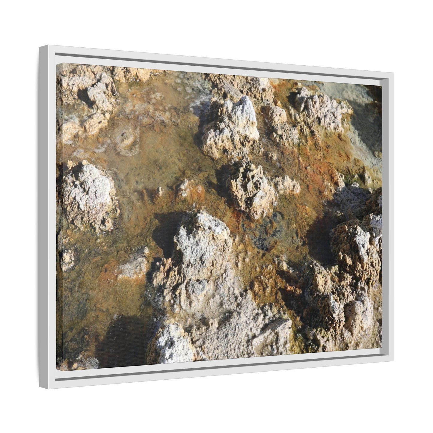 Stone Sea of Silence - Unique Stretched Canvas Wall Art