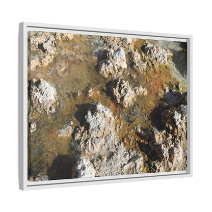 Stone Sea of Silence - Unique Stretched Canvas Wall Art