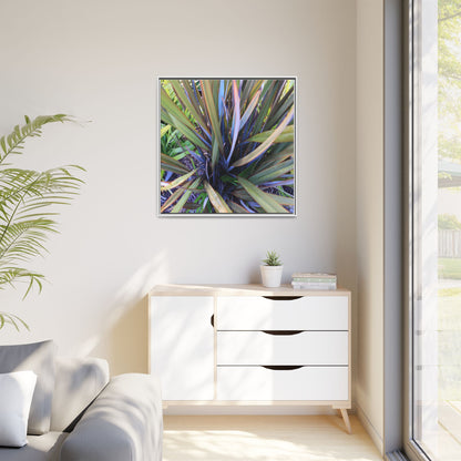 Radiant Leaves - Unique Stretched Canvas Wall Art - Art By Earth