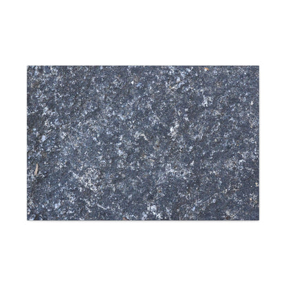 Frozen Whispers of Stone - Unique Frameless Canvas Wall Art - Art By Earth