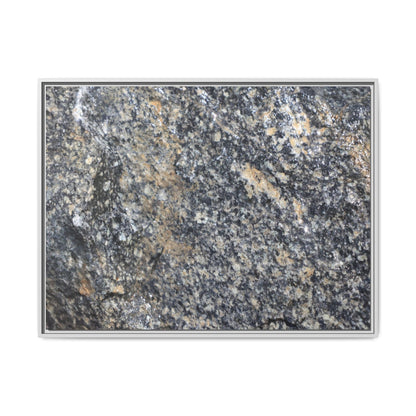 Crystalline Echoes - Unique Stretched Canvas Wall Art - Art By Earth