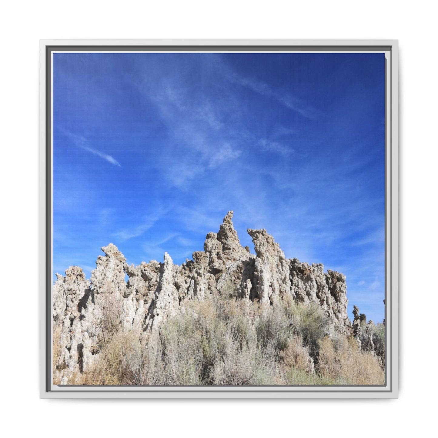 Frozen Sentinels - Unique Stretched Canvas Wall Art