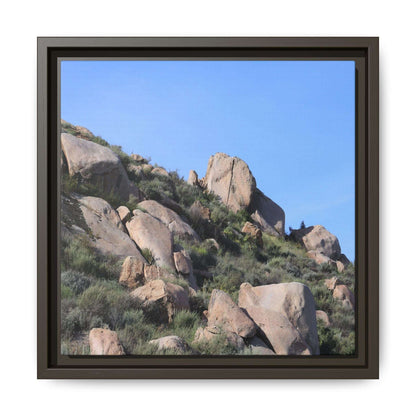 Ancient Boulders in Arid Landscape - Unique Stretched Canvas Wall Art - Art By Earth