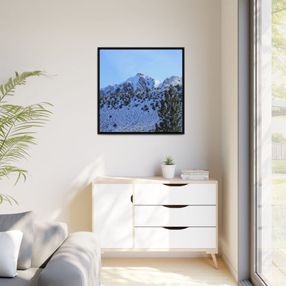 Snow's Embrace - Unique Stretched Canvas Wall Art