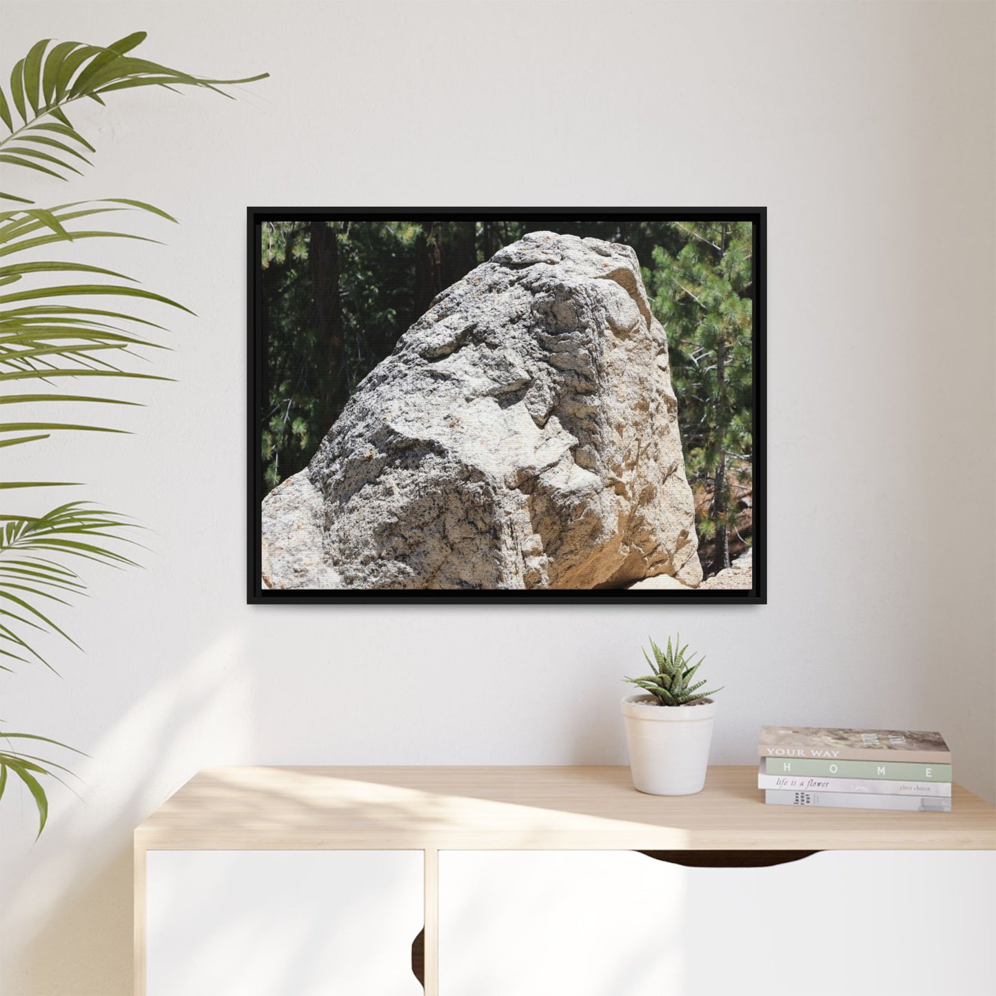 Stone's Silent Whisper - Unique Stretched Canvas Wall Art - Art By Earth