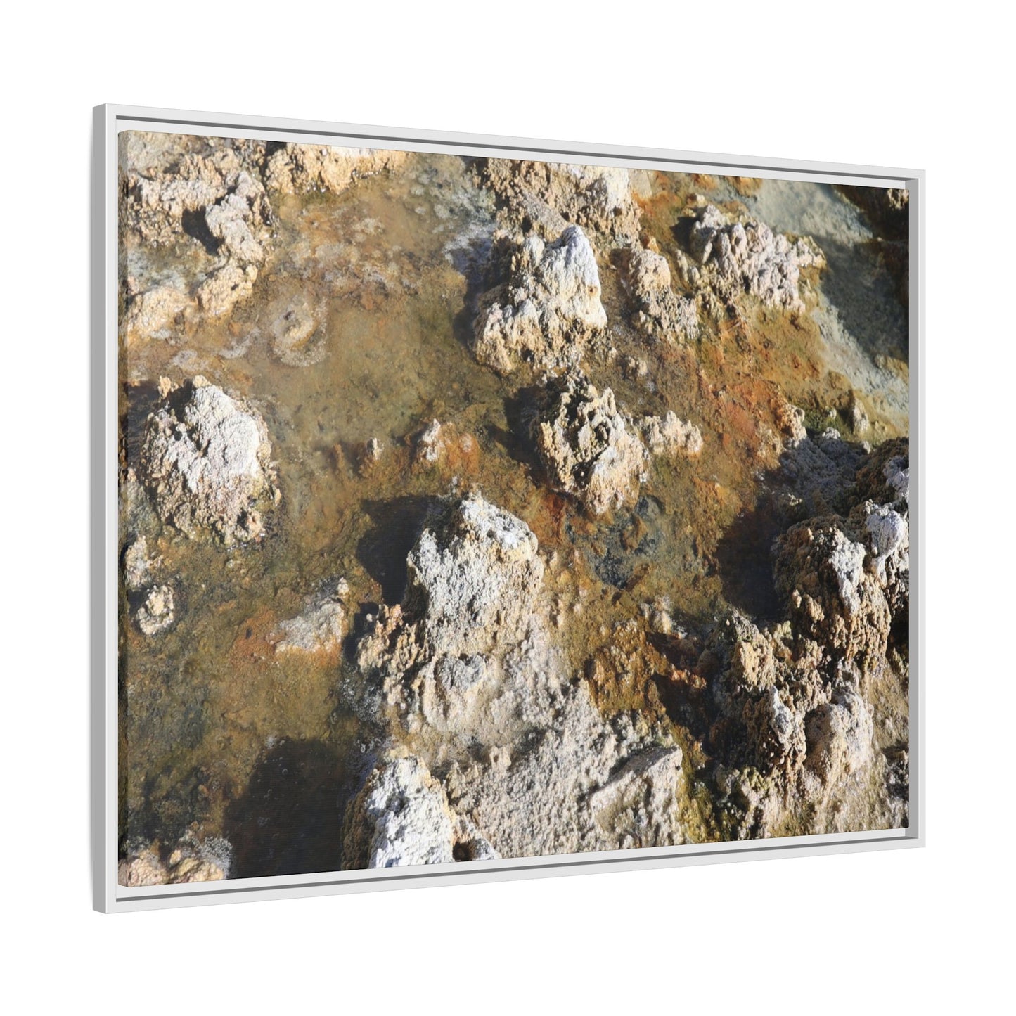 Stone Sea of Silence - Unique Stretched Canvas Wall Art