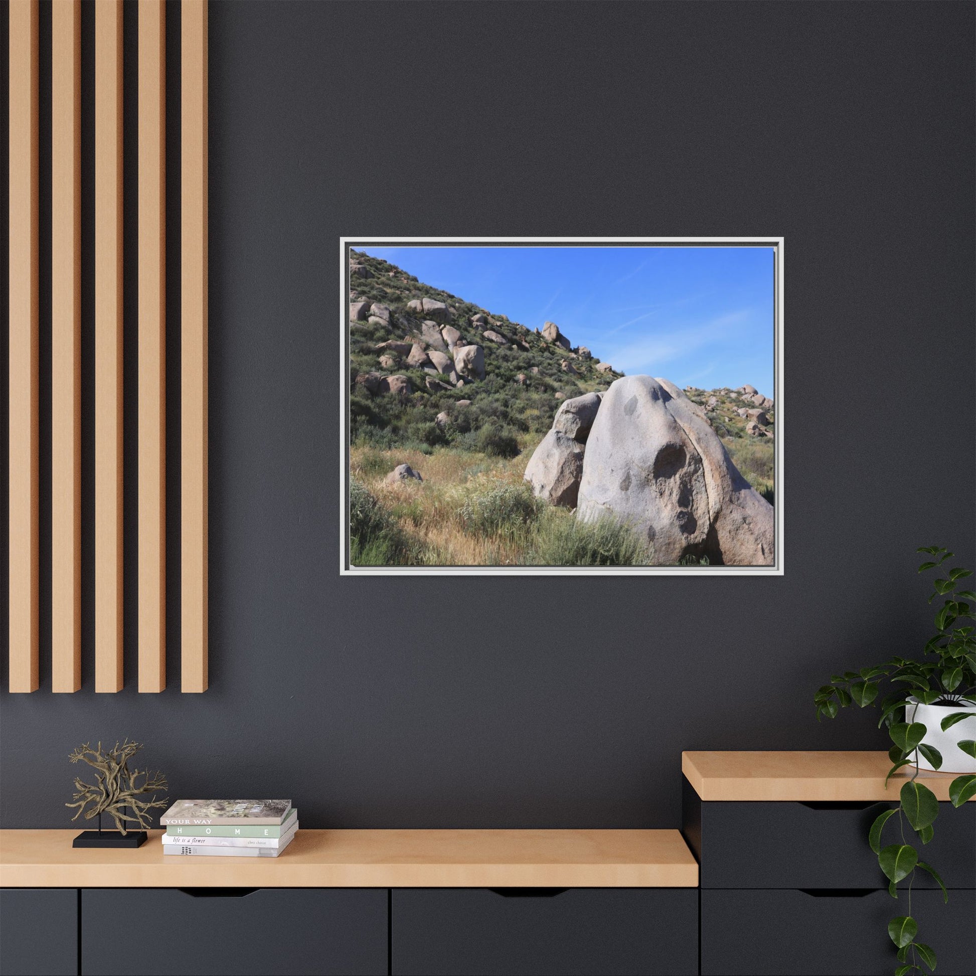 Ancient Stone Guardian - Unique Stretched Canvas Wall Art - Art By Earth