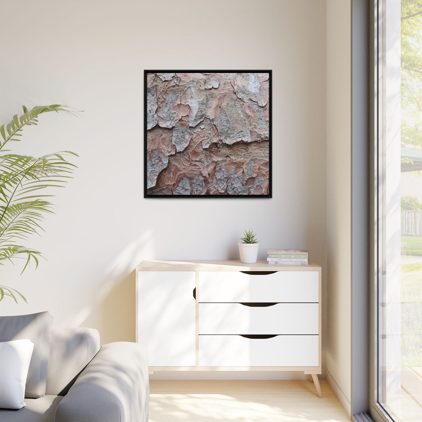 Flaking Serenity - Unique Stretched Canvas Wall Art - Art By Earth