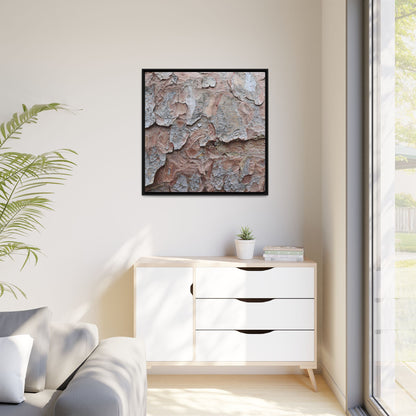 Flaking Serenity - Unique Stretched Canvas Wall Art - Art By Earth