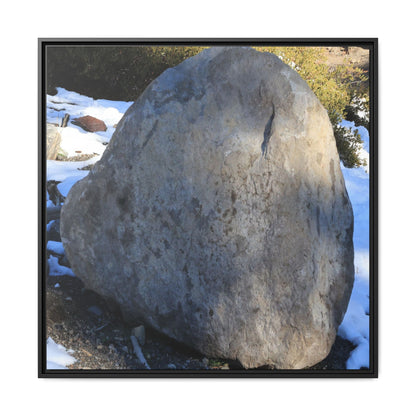 Glacial Solitude - Unique Stretched Canvas Wall Art