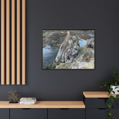 Carved by Water - Unique Stretched Canvas Wall Art