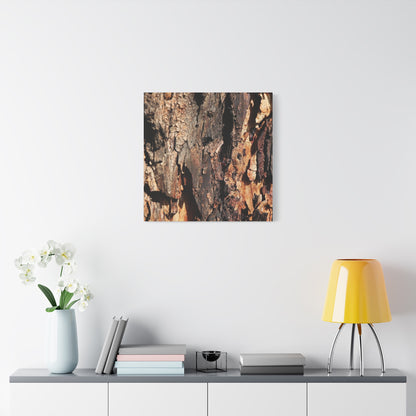 Wooden Terrain - Unique Frameless Canvas Wall Art - Art By Earth