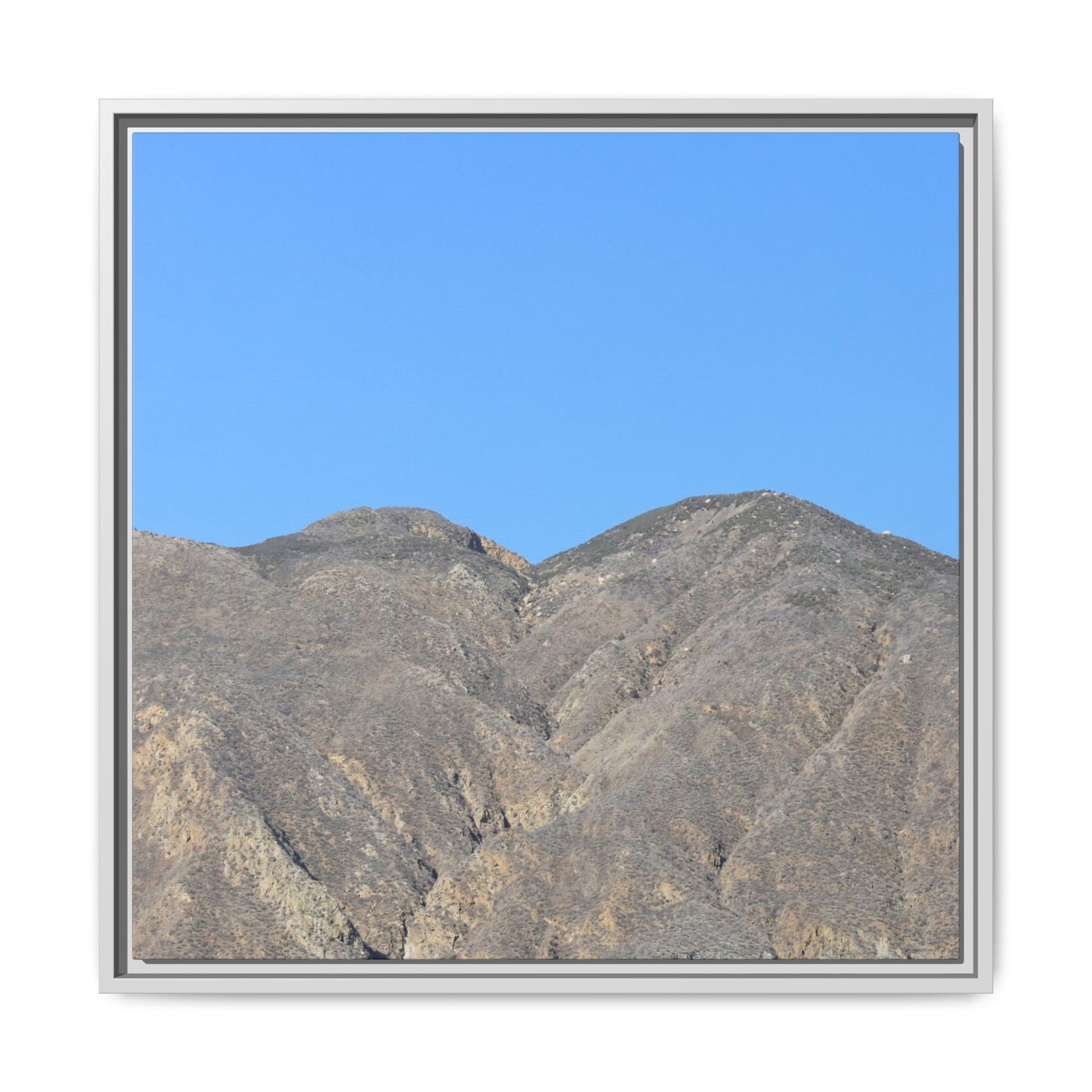 Arid Mountain Breath - Unique Stretched Canvas Wall Art - Art By Earth