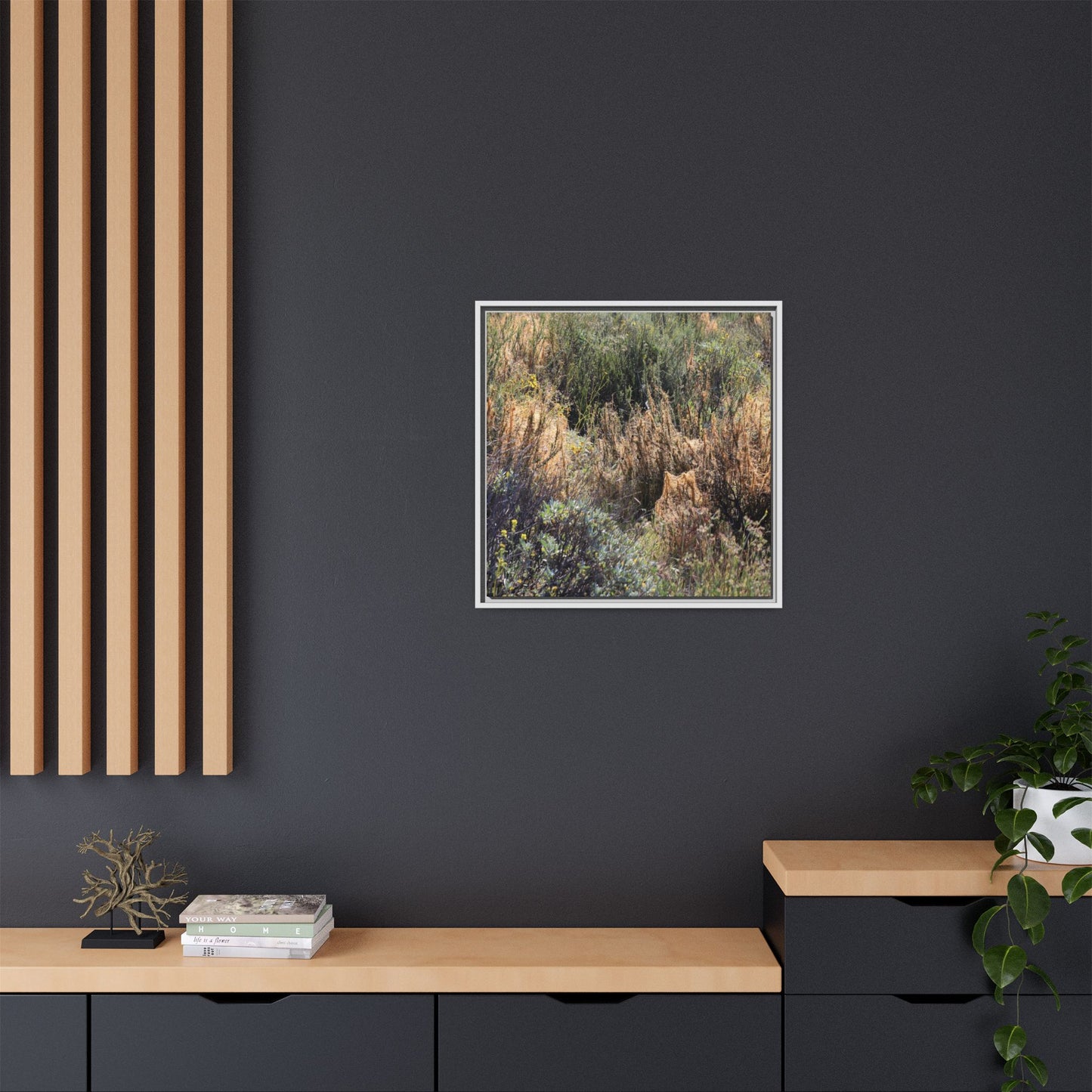 Drought-Stricken Landscape - Unique Stretched Canvas Wall Art - Art By Earth