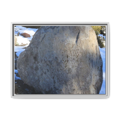 Glacial Solitude - Unique Stretched Canvas Wall Art