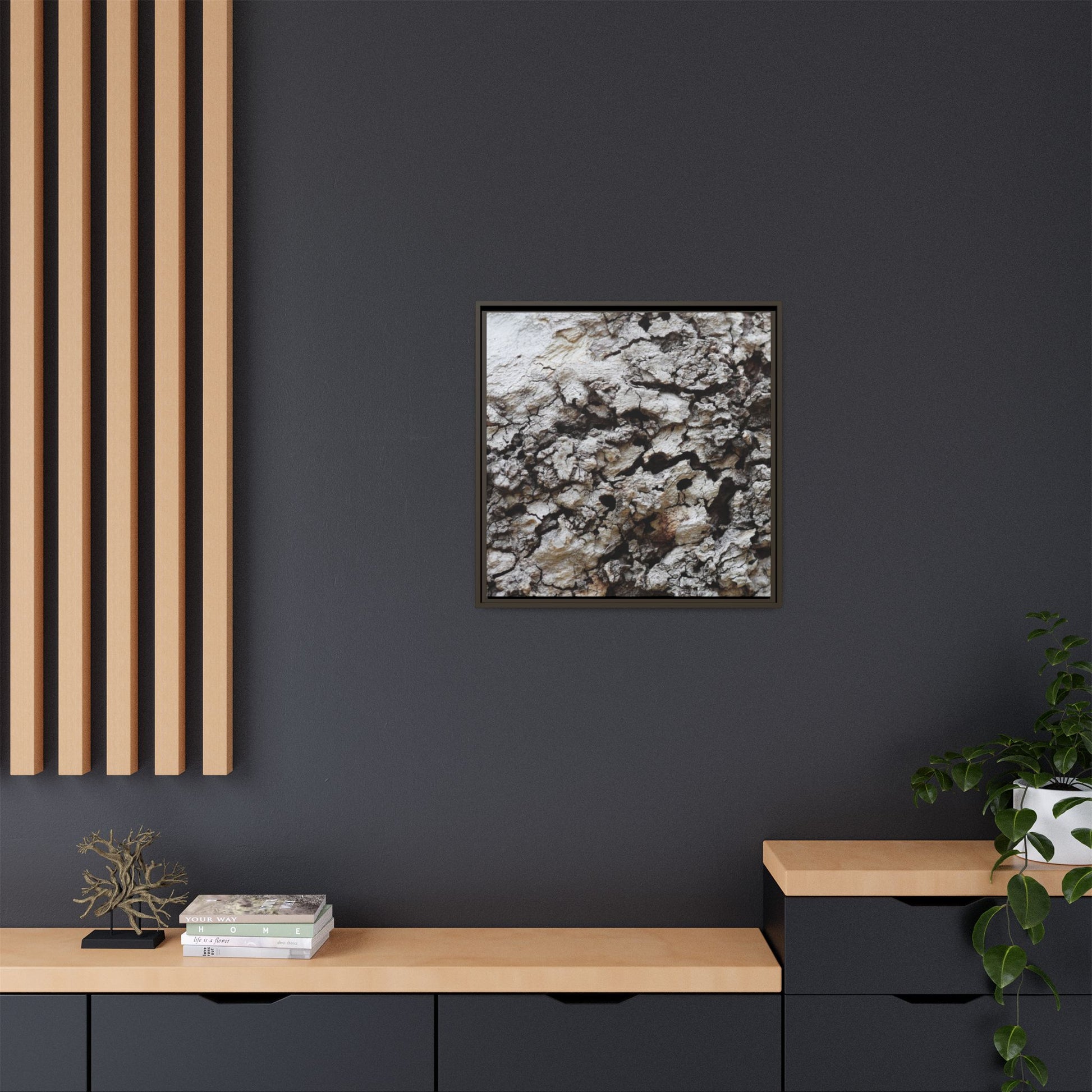 Cracked Terrain - Unique Stretched Canvas Wall Art - Art By Earth