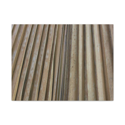 Linear Rhythm - Unique Frameless Canvas Wall Art - Art By Earth