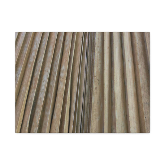 Linear Rhythm - Unique Frameless Canvas Wall Art - Art By Earth