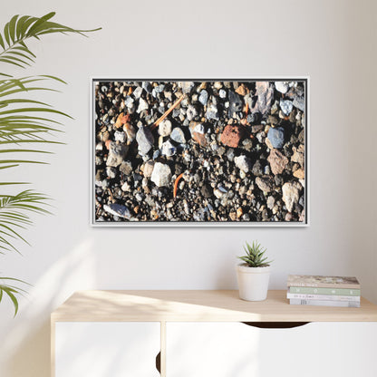 Stones and Soil - Unique Stretched Canvas Wall Art