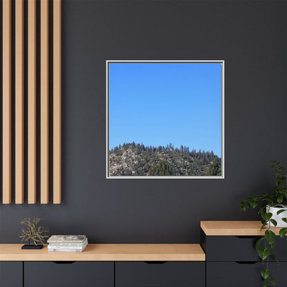 Blue Silence - Unique Stretched Canvas Wall Art