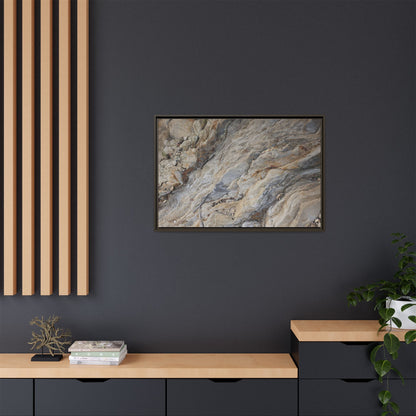 Layers of Earth's History - Unique Stretched Canvas Wall Art - Art By Earth