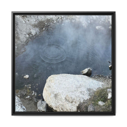 Ripples of Silence - Unique Stretched Canvas Wall Art