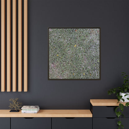 Grassy Texture - Unique Stretched Canvas Wall Art - Art By Earth