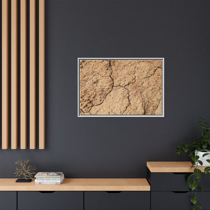 Parched Land - Unique Stretched Canvas Wall Art - Art By Earth