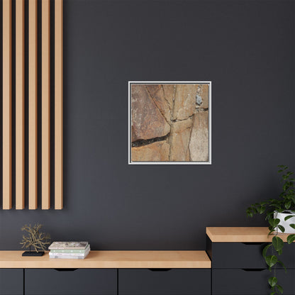 Rusty Crevices - Unique Stretched Canvas Wall Art - Art By Earth