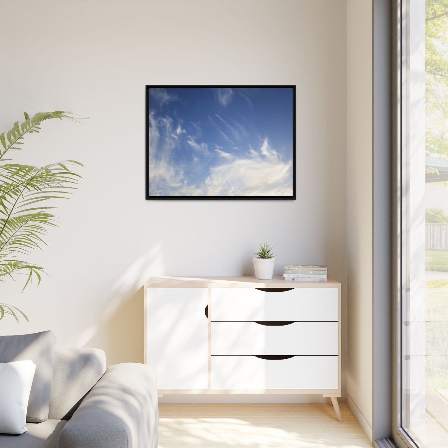 Whispers of Sky - Unique Stretched Canvas Wall Art - Art By Earth