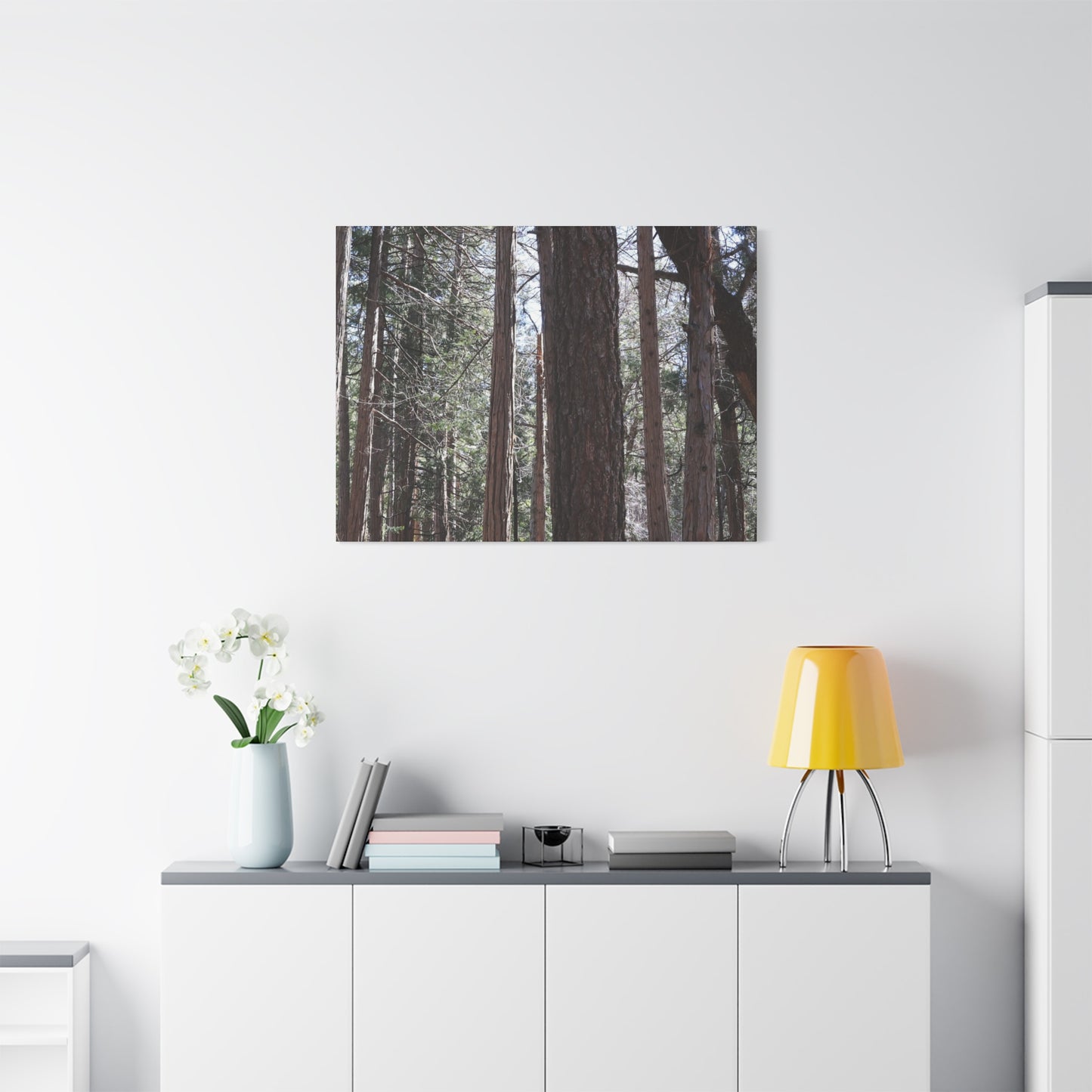 Vertical Sentinels - Unique Frameless Canvas Wall Art - Art By Earth
